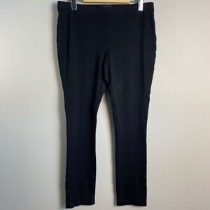 White House Black Market Women's Black Legging Stretch Dress Pants‎ Size Medium